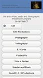 Mobile Screenshot of ensproductions.net